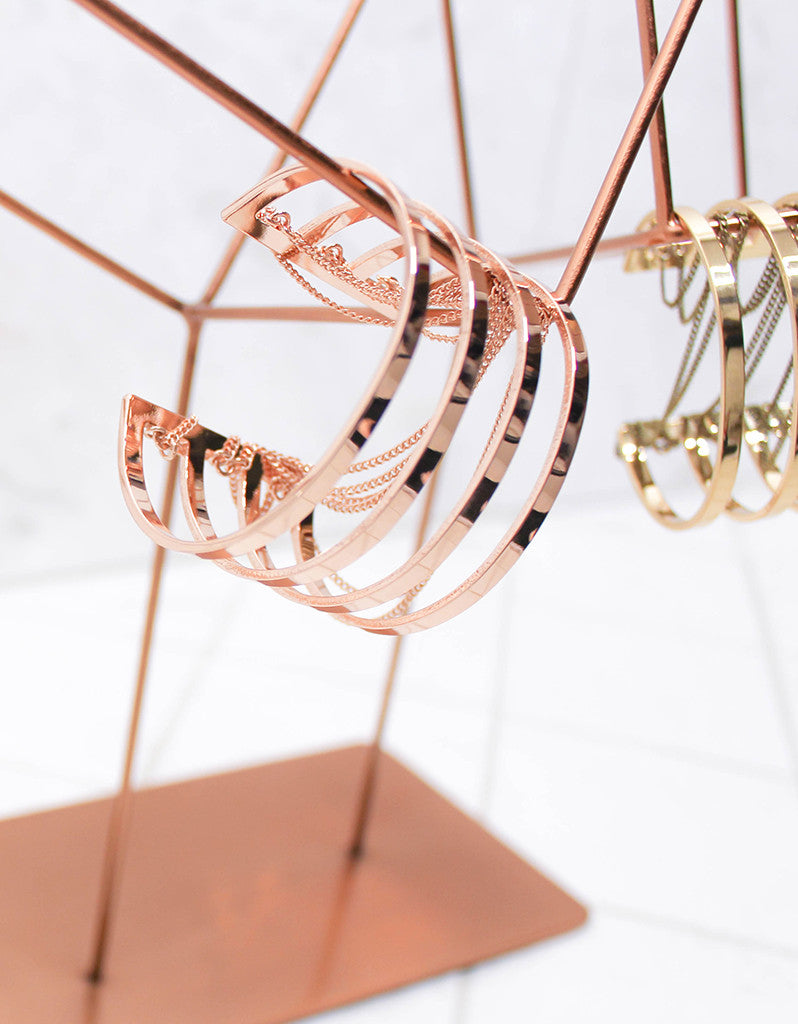 Jenny Bird Series Cuff in Rose Gold - SWANK - Jewelry - 4