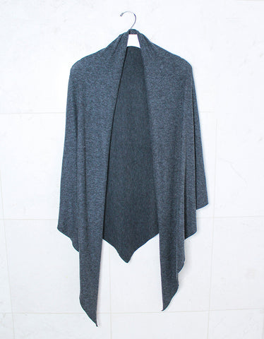 Game Changer Ombre Cocoon Cardigan in White/Taupe