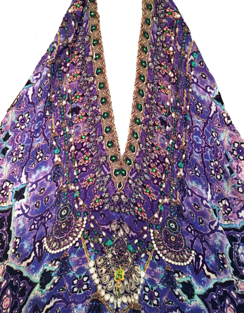 Shahida Parides Persian Princess 3-Way Style Dress in Purple Rain - SWANK - Dresses - 4