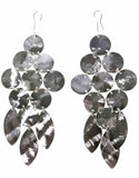 Chandelier Earrings in Silver - SWANK - Jewelry - 3