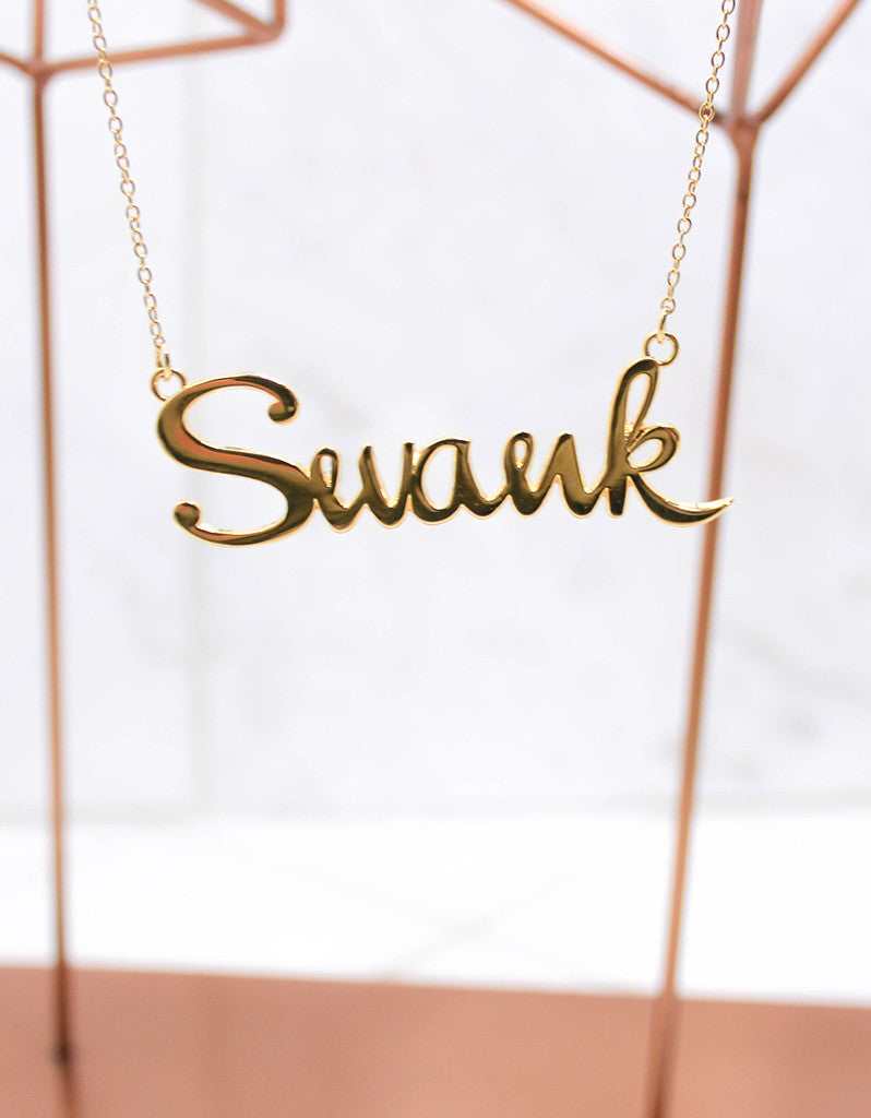 Gold Swank Necklace - SWANK - Jewelry - 3