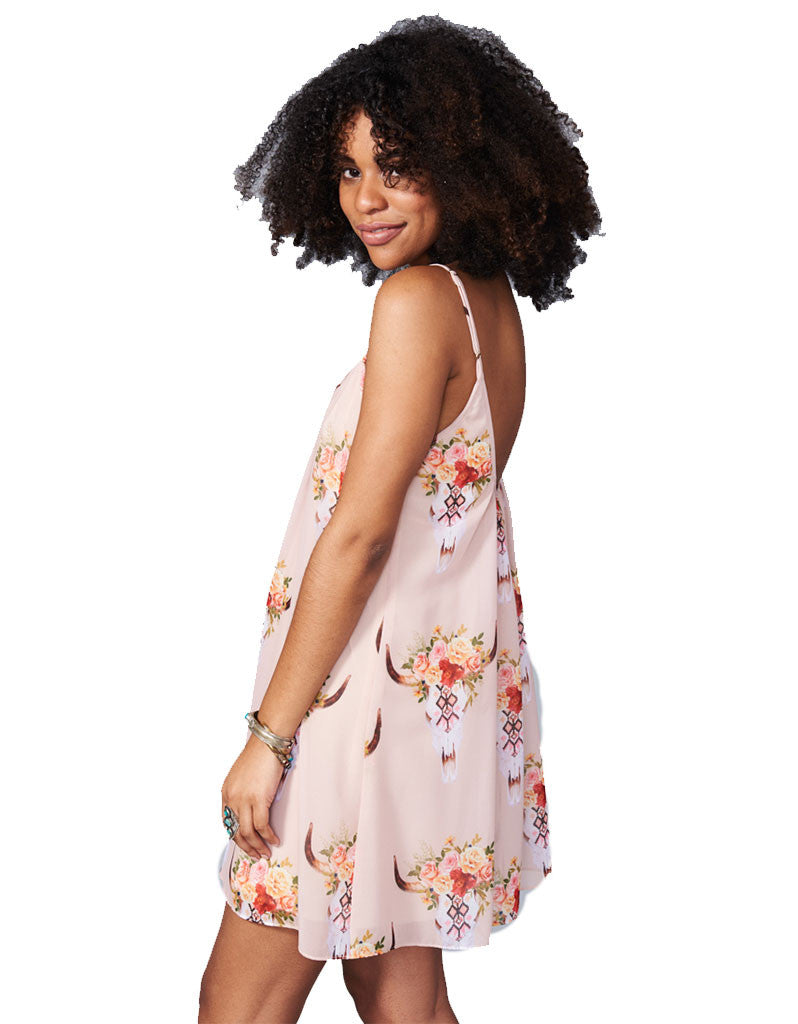 Show Me Your Mumu Trapeze Mini Dress in Frida Bullhead - SWANK - Dresses - 5