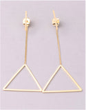 VINTAGE-SNOOT-TRIANGLE-DROP-EARRINGS-GOLD