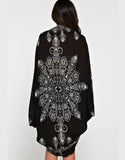 Trophy Wife Cocoon Cape in Black