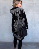 Trophy Wife Cocoon Cape in Black