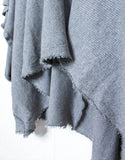 Michael Lauren Texas Fringe Wrap Sweater in Heather Grey - SWANK - Tops - 5