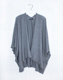 Michael Lauren Texas Fringe Wrap Sweater in Heather Grey - SWANK - Tops - 1