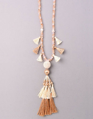 Vintage Snoot Gold Feather Necklace