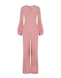 Alexis Isadore Jumpsuit in Ash Pink - SWANK - Jumpsuits - 6