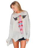 Show Me Your Mumu Bonfire Sweater in Bright Bull - SWANK - Tops - 1