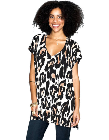 Show Me Your MuMu Donna Michelle Tunic in Black Chiffon