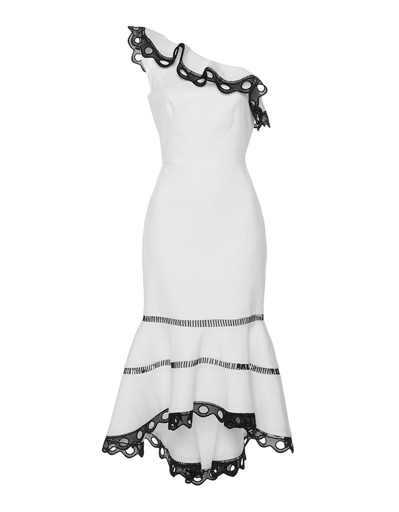 Alexis Christie Dress in White - SWANK - Dresses - 1