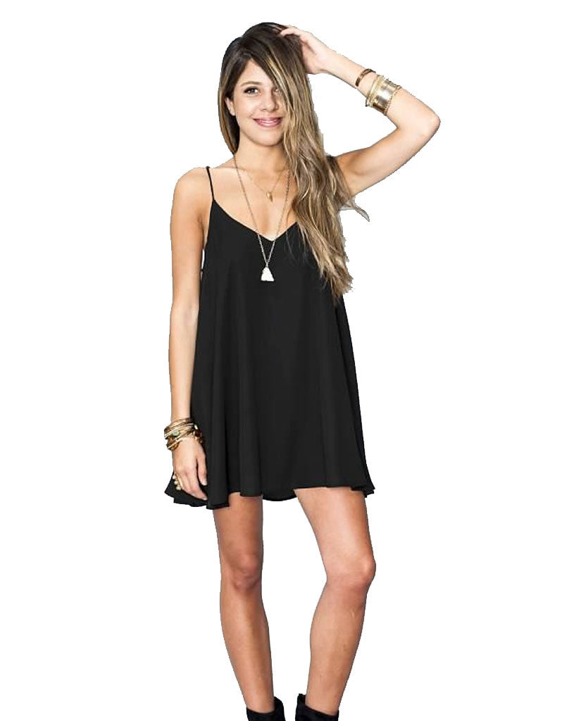 Show Me Your Mumu Circus Mini Dress in Black Crisp - SWANK - Dresses - 1