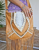 Free As A Bird Handbag with Fringe - SWANK - Handbags - 1