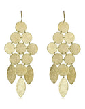 Chandelier Earrings in Gold - SWANK - Jewelry - 1