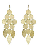 Chandelier Earrings in Gold - SWANK - Jewelry - 1