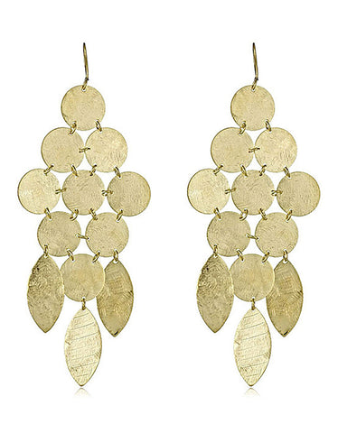 Chandelier Earrings in Gold