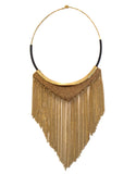 Fiona Paxton Chain Fringe Necklace in Gold - SWANK - Jewelry - 1
