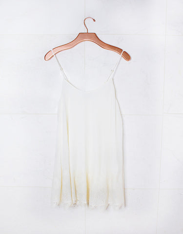 Show Me Your Mumu Lockett Lace Mini Dress in Ivory