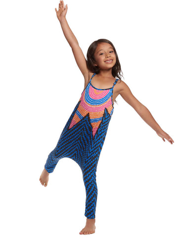 Mara Hoffman Kids Starbasket Jumpsuit in Navy