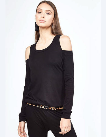 Michael Lauren Freddy Open Shoulder Blouse