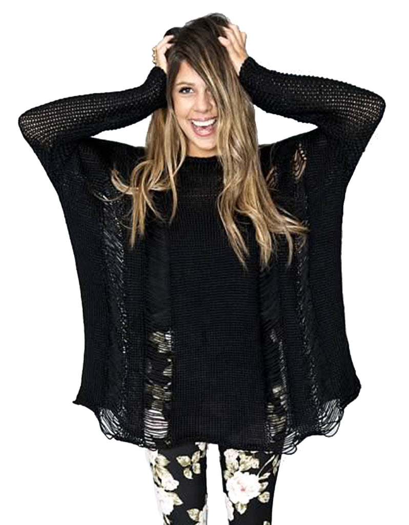 Show Me Your Mumu Drop Needle Sweater in Ashes - SWANK - Outerwear - 1