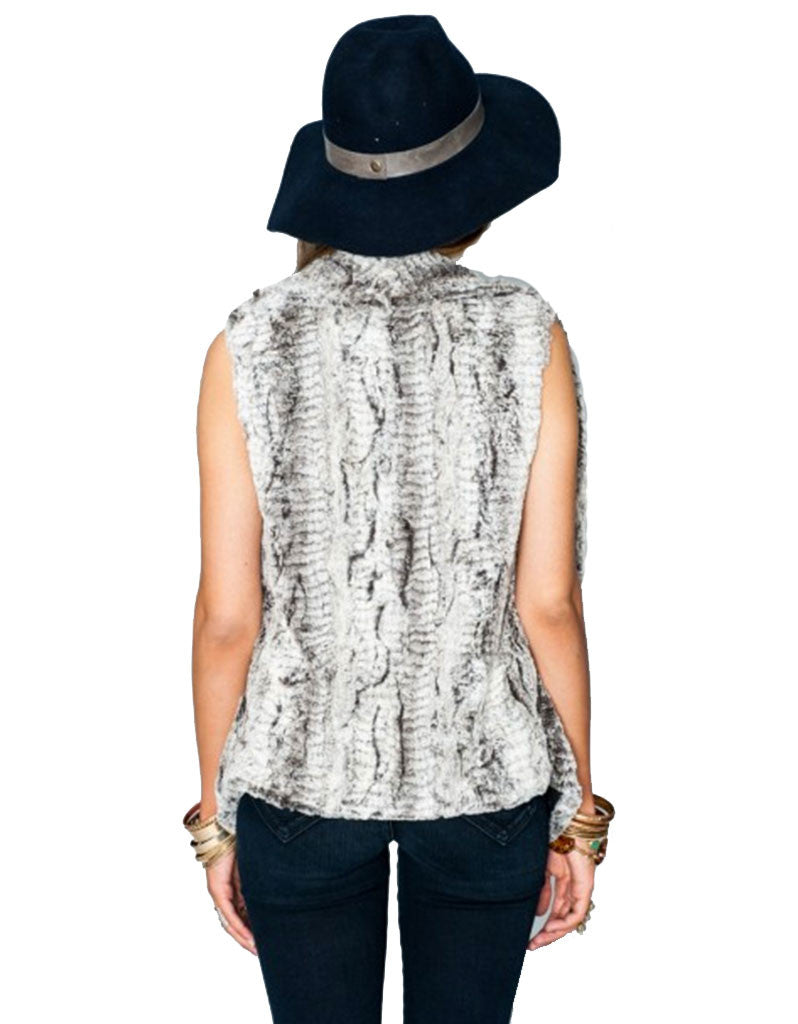 Show Me Your Mumu Fausta Vest in Queen Frost - SWANK - Outerwear - 2