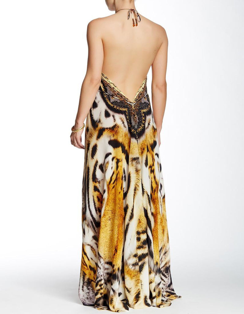Shahida Parides Bengal Tiger 3-Way Style Dress in Natural - SWANK - Dresses - 2