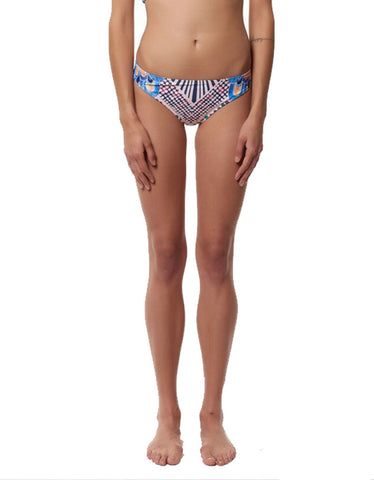 Mara Hoffman Samba Low Rise Bottom in White Plum