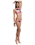 Mara Hoffman Solstice Low Rise Bottom in Bubble Gum - SWANK - Swimwear - 2